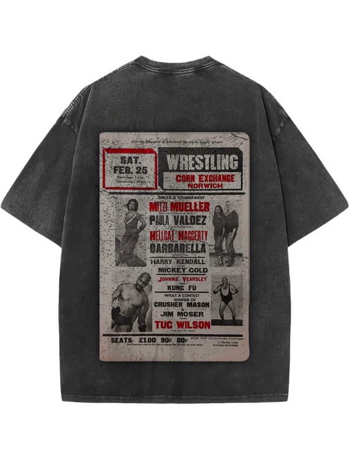 Vintage persecuted Wrestling tee